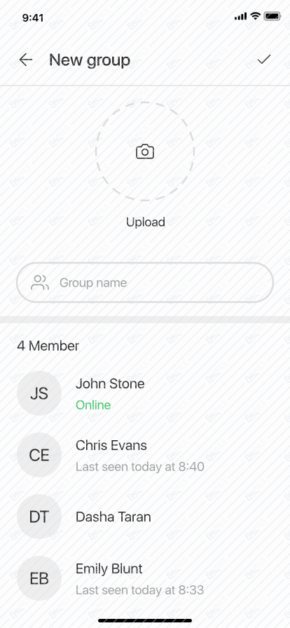 New Group Setup