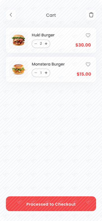 Cart Screen