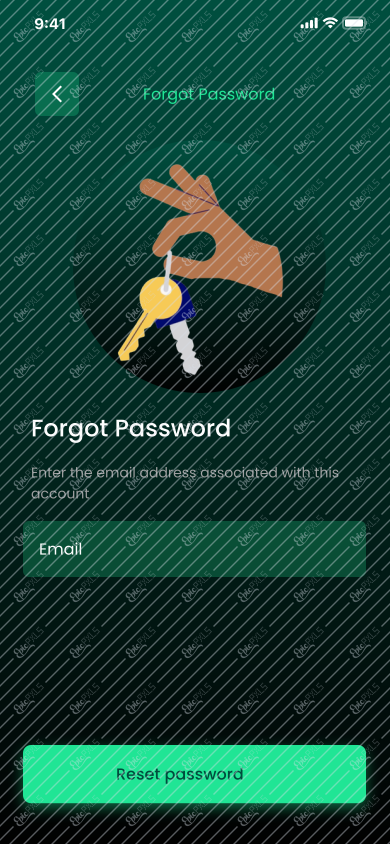 Forgot Password - Enter Email