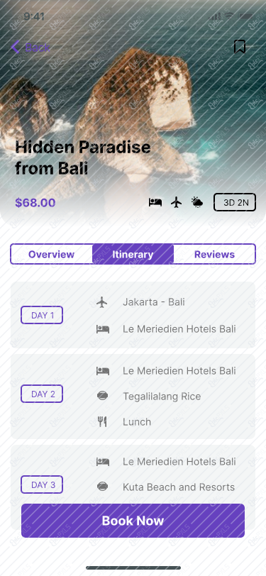 17. Itinerary Trip