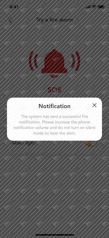 Notification SOS