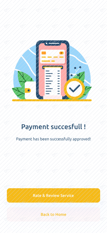 succes screen