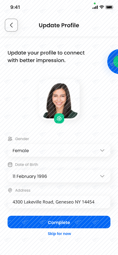 Update profile