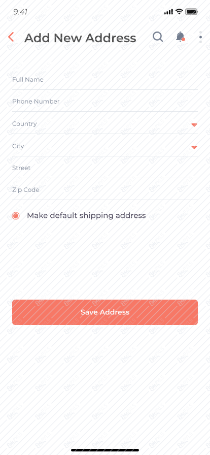 Add New Address