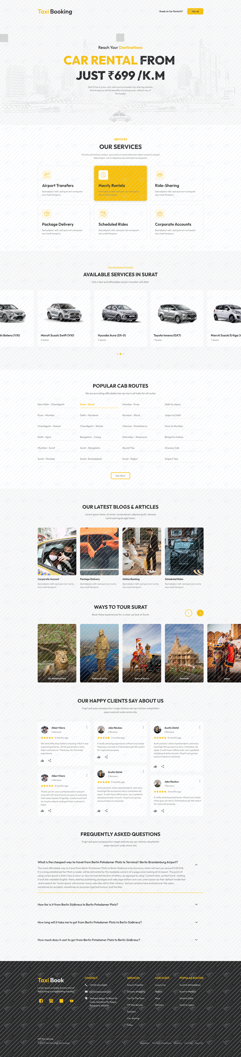 Taxi Book Design