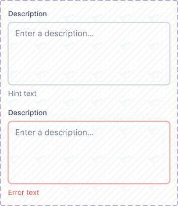Text area input field_Base