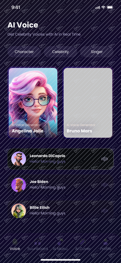 ↳  Voice AI Celebrity