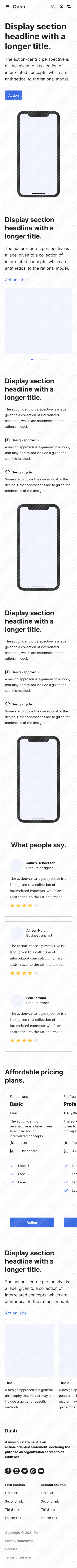 Template 02 - Mobile