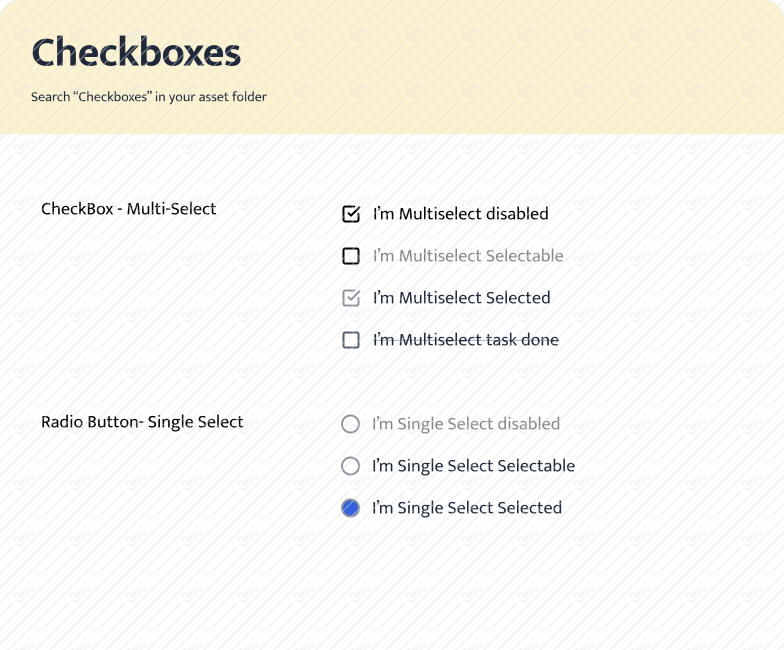 Checkboxes