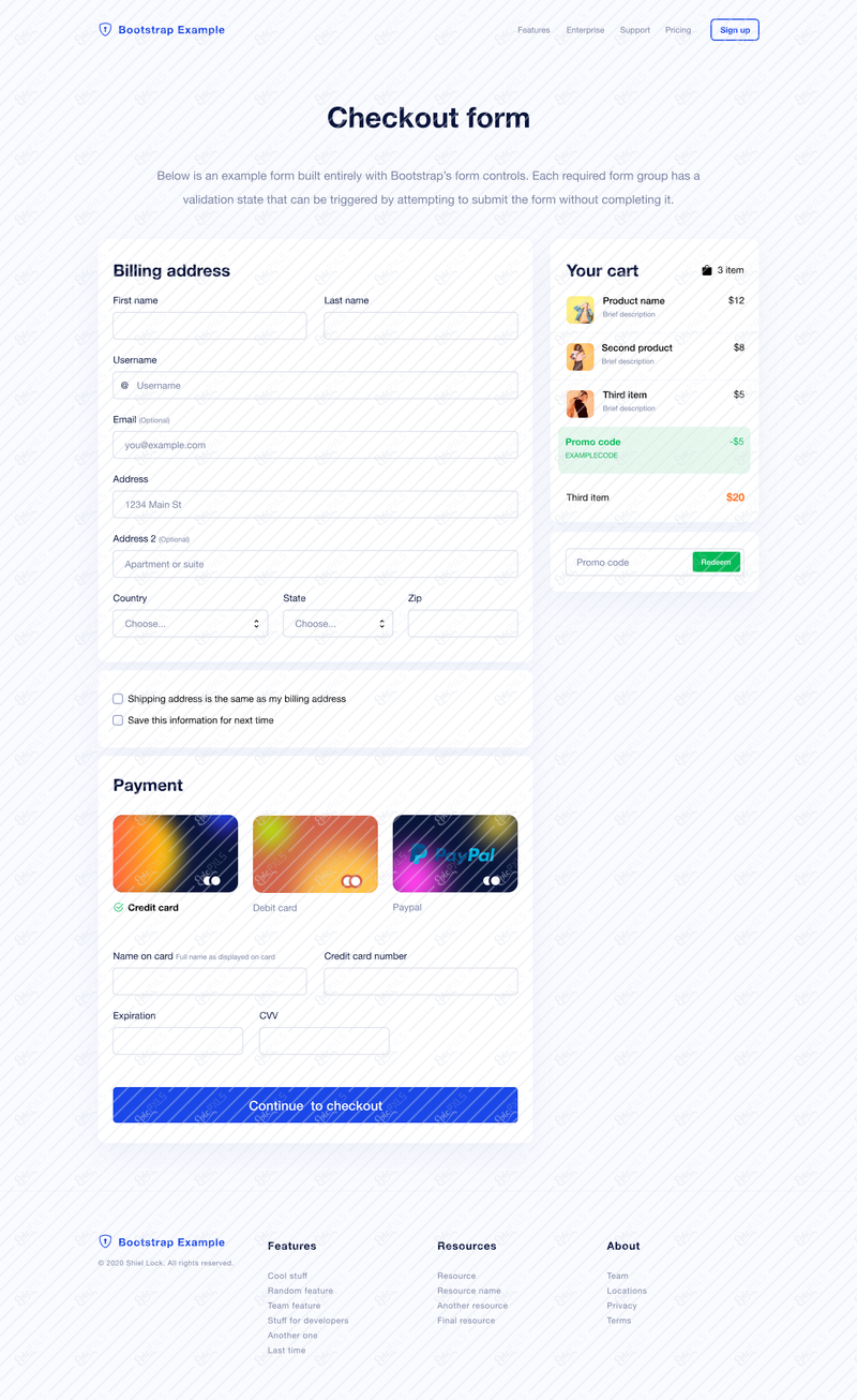 checkout