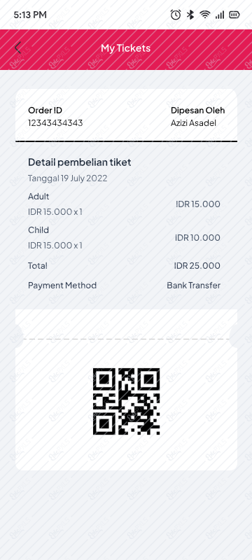3. Ticket Detail