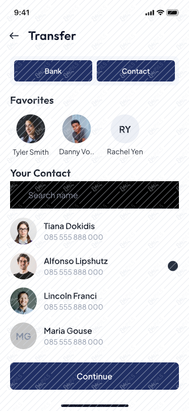19. Transfer Contact