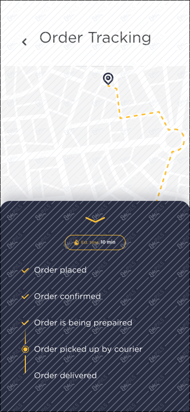 Order Tracking Screen 2