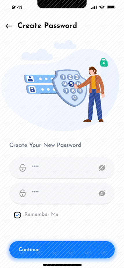 Create Password Page 2