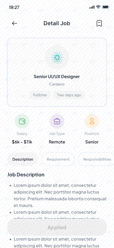 Applied Job