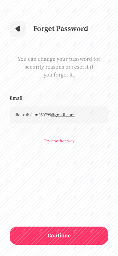 Froget Password