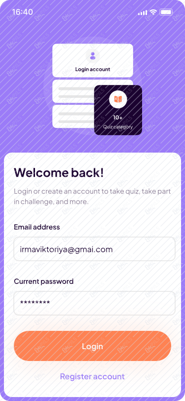 Login account