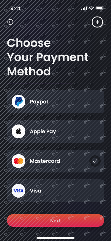 Account Setting - Payment Methode
