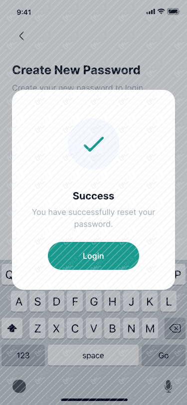 18_Create New Password - Success