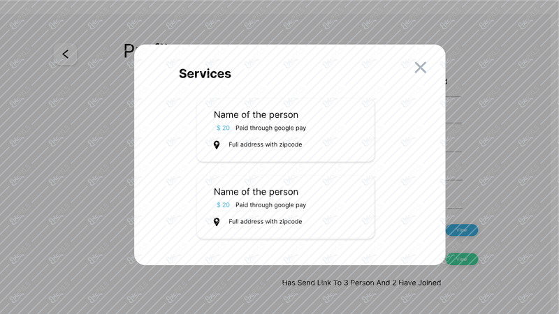 admin panel