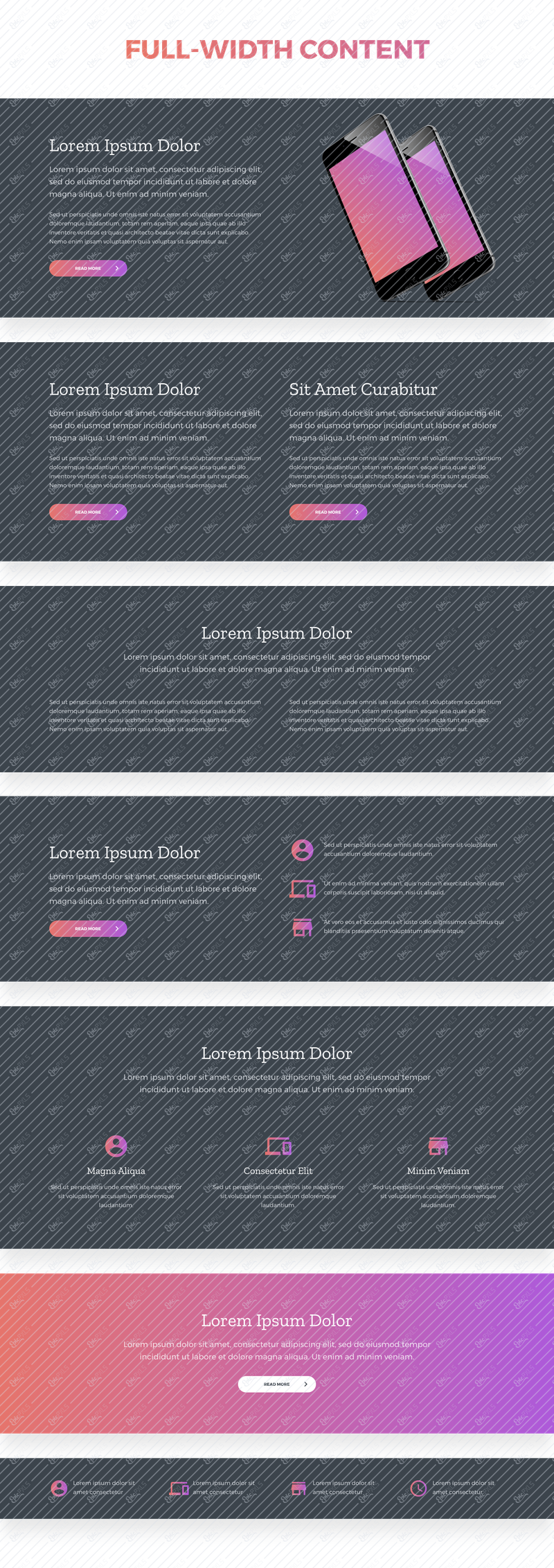 Content Sections