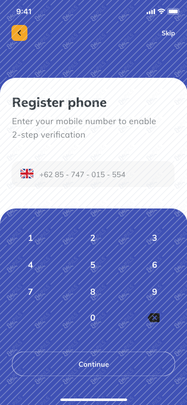 4-Register phone