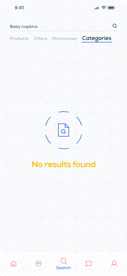 Search no results Found