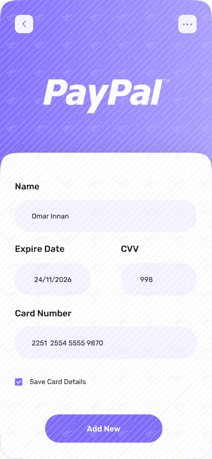 Add New Card