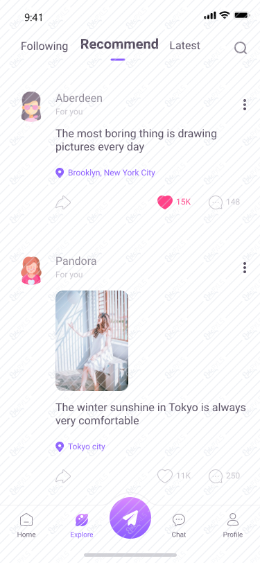 Explore-recommend
