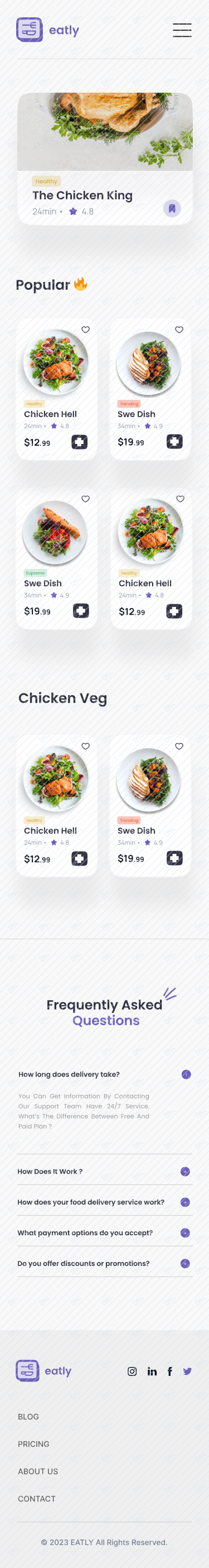 Menu - Resturent