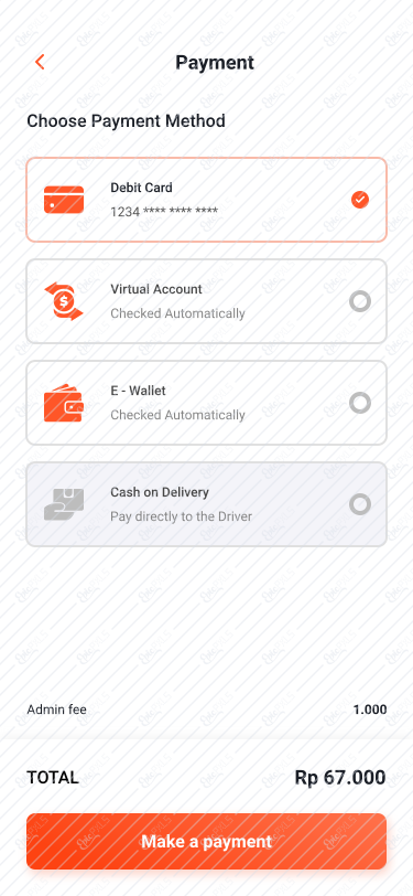 screen 4 - payment