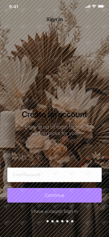 05 - Sign Up Screen