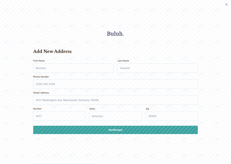Add address - active
