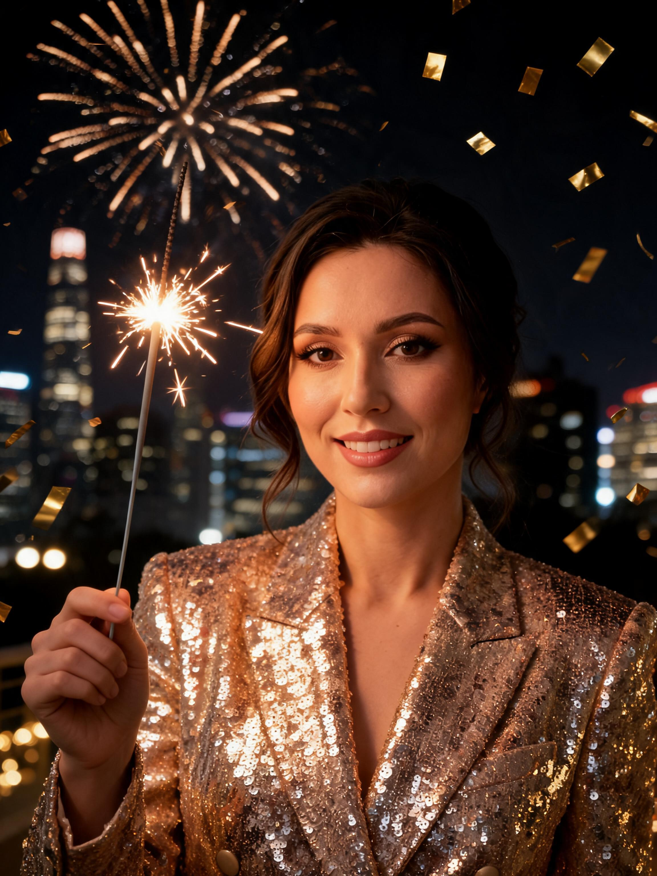 New Year's Eve Sparkler