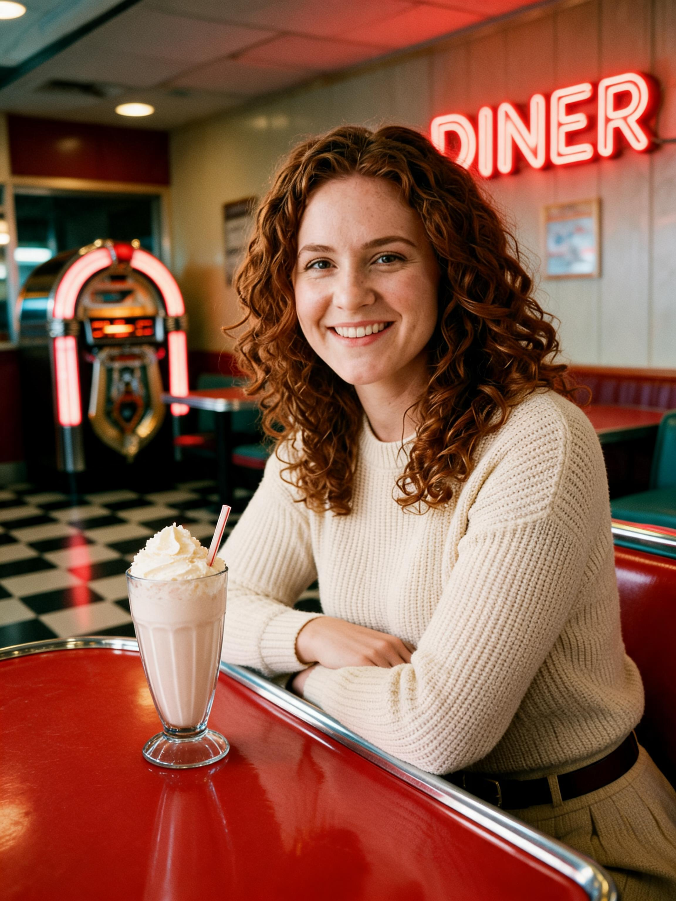 50s Diner Portrait