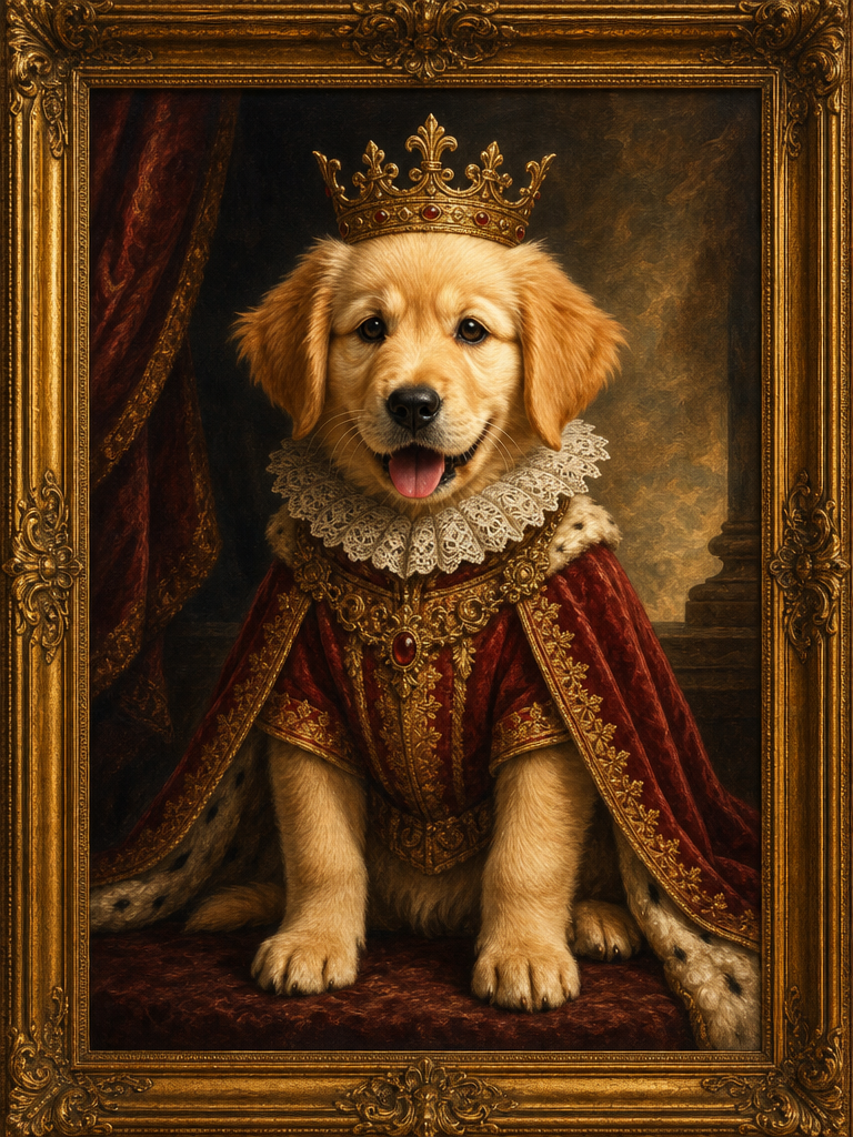 Royal Pet Portrait
