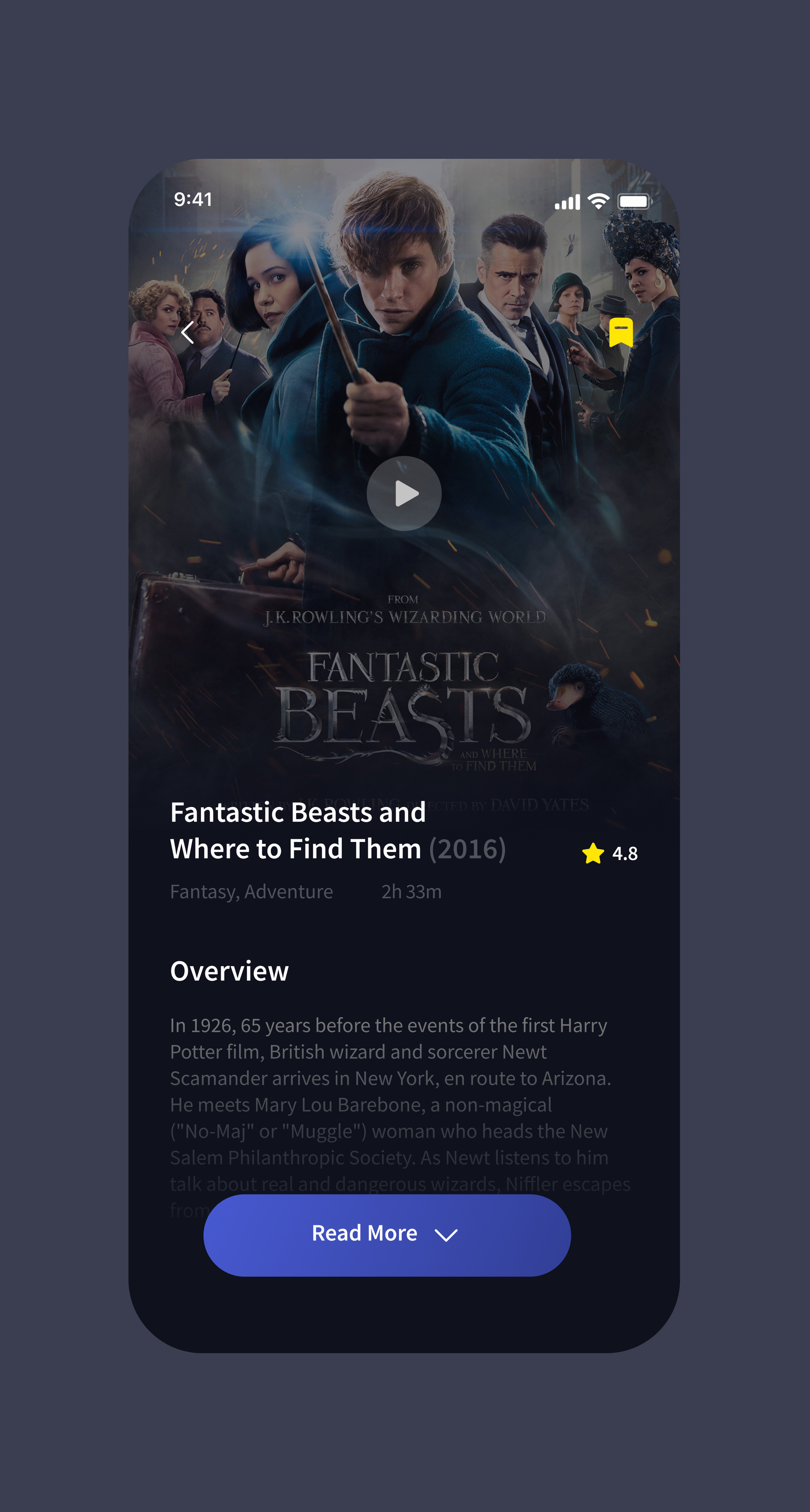 电影院应用UI套件模板(Cinema App UI Kit Template)插图3