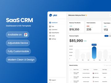 Pilot - SaaS CRM Dashboard