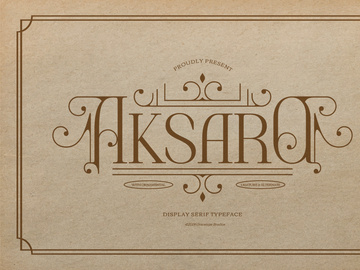Aksaro | Display Serif Typeface