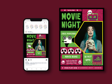 Movie Night Flyer
