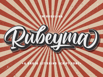 Rubeyma - Bold Script Font