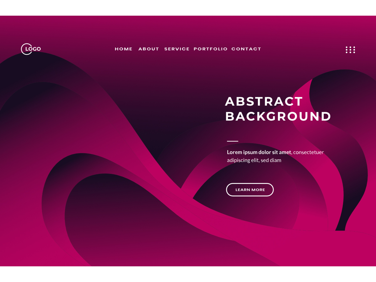 Plano de Fundo Abstrato Rosa Elegante com Ondas