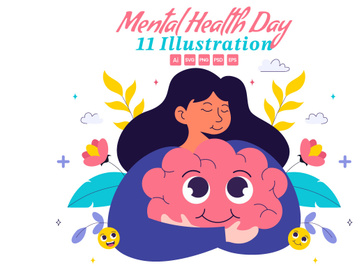 11 World Mental Health Day Illustration