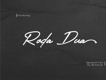 Roda Dua Script Font