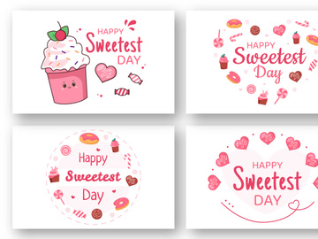 12 Happy Sweetest Day Illustration