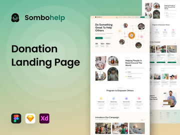 Sombohelp - Donation Landing Page