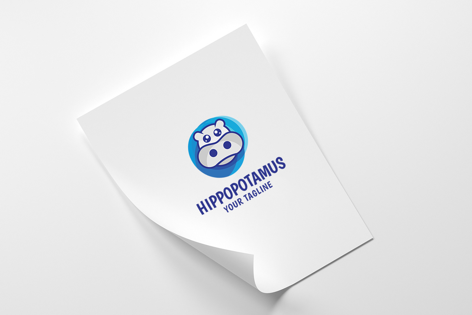 unique hippos - Logo-Vorlage