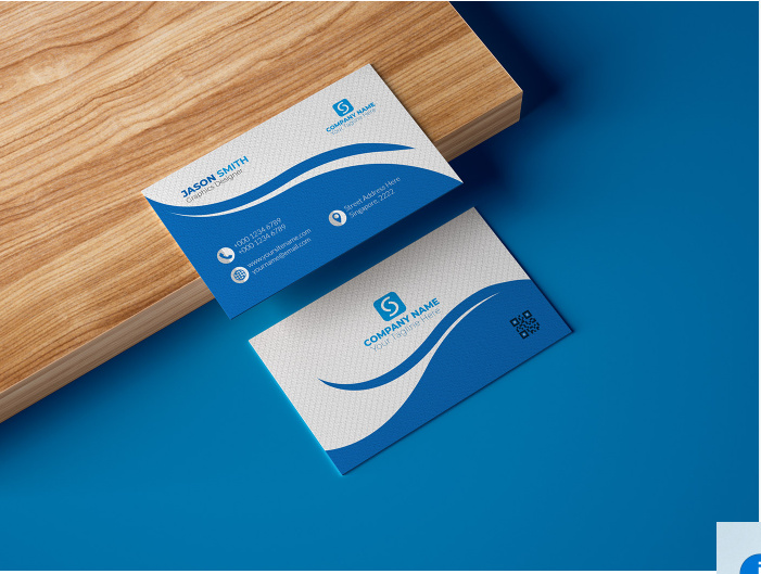 名片设计模拟图(Business Card Design Mockup)插图