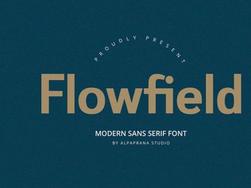 Flowfield - Sans Serif Font