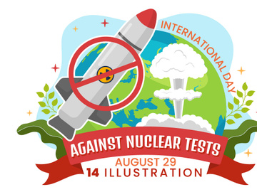 14 International Day Against Nuclear Tests Illustration
